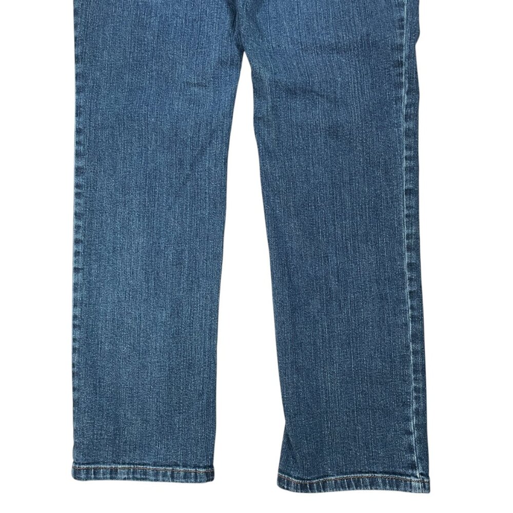 J Jill Women's Dark Blue Stretch Slim Authentic Fit Jeans Size 8 Measures: 30x30 - Picture 8 of 8